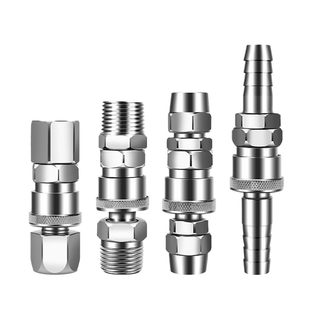 Air Fittings,5pcs Pneumatic Fittings Air Compressor Hose Quick Coupler Connector(Pf 30)