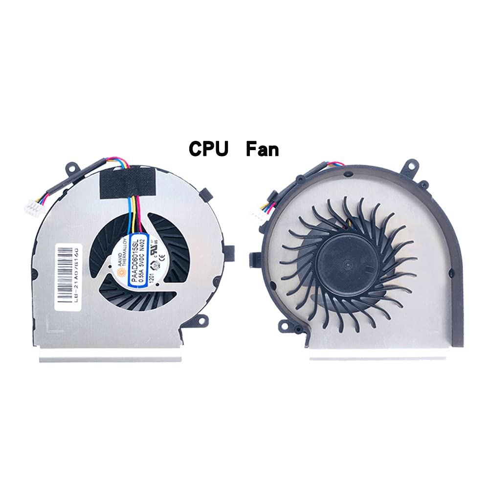 New A Pair Replacement Cooling Fans for MSI GE62VR GL62M GP62MVR GL72MVR MS-16J9 GP72VR PE62 Series Laptop Fan