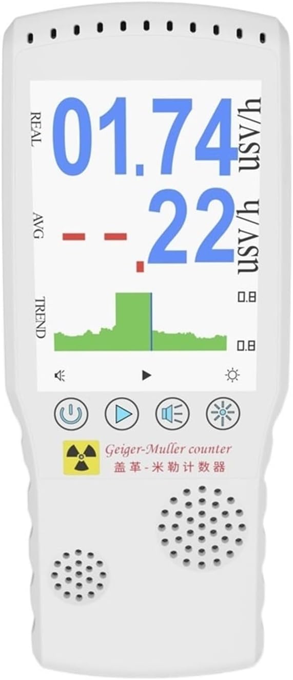 Portable Radiation Nuclear Detector EMF Meter Full-functional Geiger Counter Tester Environmental Detector
