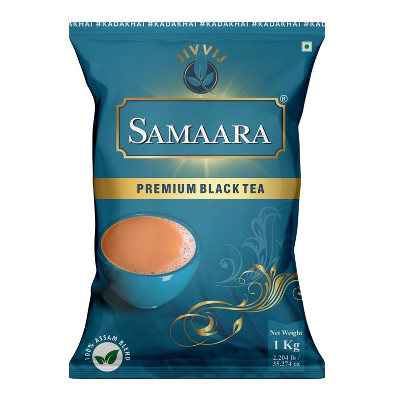 Samaara Premium Black Tea 1kg Pouch, Assam Tea, Ctc Tea, Chai Patti, Premium Leaf Tea, Kadak Tea, Strong Regular Tea Powder 1kg #Kadak (B09V7ZNBGN) Amazon Price History, Amazon Price Tracker
