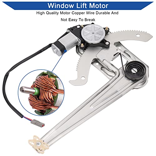 Obaee 741-831 Front Driver Side Power Window Lift Regulator with Motor Assembly Compatible with Ford Ranger 1993-2011