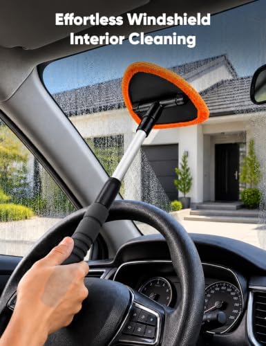 EcoNour Orange Windshield Cleaning Tool for Car Glass, Windows & Interior — 사진 5