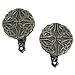 TG,LLC Treasure Gurus Celtic Knot Shaped Wall Mount Weapon Hooks
