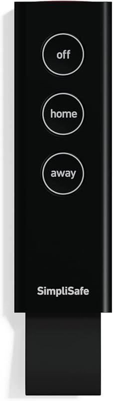 KeyFob - Armar y desarmar remotamente - Botón de pánico incorporado - Compatible con el sistema de seguridad para el hogar SimpliSafe - Última generación
