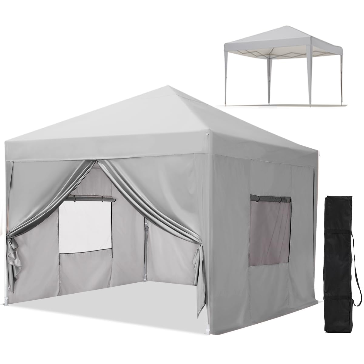 Amazon | ワンタッチ タープテント 3段階調節 3m/2.5m/2m UVカット