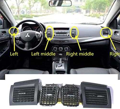 Fastener & Clip 1pcs Car Dashboard AC Air Conditioner Vent Outlet for Mitsubishi Lancer EX 2010-2015 - (Color Name: Right Middle)