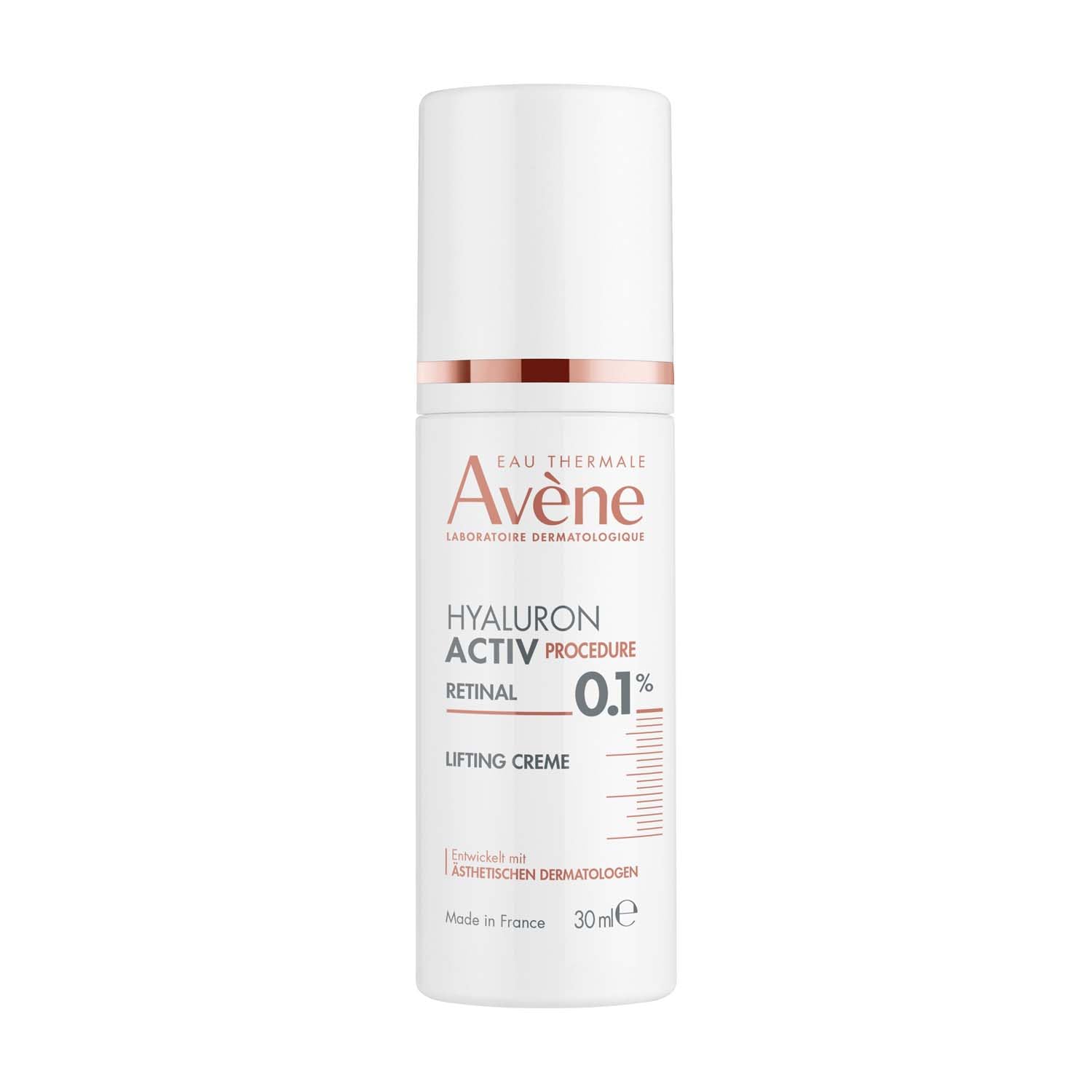 AVÈNE Hyaluron Activ Procedure - Lifting Creme - Strafft Gesichtskonturen - Mit 0,1% Retinal, Hyaluron & Niacinamid - Für bis zu 7 Jahre jünger aussehende Haut* - Reife, empfindliche Haut - 30 ml