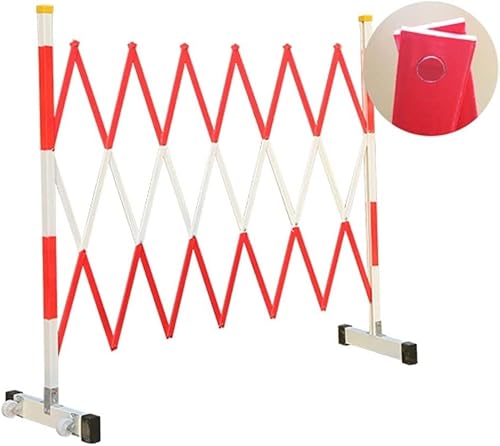 JYBNBBE Telescopic Traffic Fence Folding Portable Scissor Gate,Barricade gateExpandable Barricade Retractable Traffic Barrier, Mobile Safety Barricade Gate, Industrial Fibreglass,A