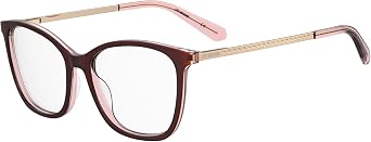 MOSCHINO LOVE MOL622 LHF BURGUNDY_ 54/16/140 WOMAN Eyewear Frame