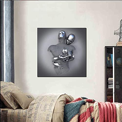 UIGJIOG Stampa su Tela con Figura di Coppia