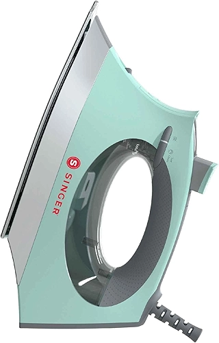 SINGER Ferro a vapor Mint SteamCraft Plus com ponta OnPot, capacidade de tanque de 300 ml, 1750 watts