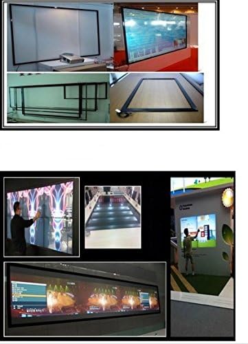 GOWE 4 real touch points 60" IR multi touch frame Screen Panel/frame without glass 16:9 format