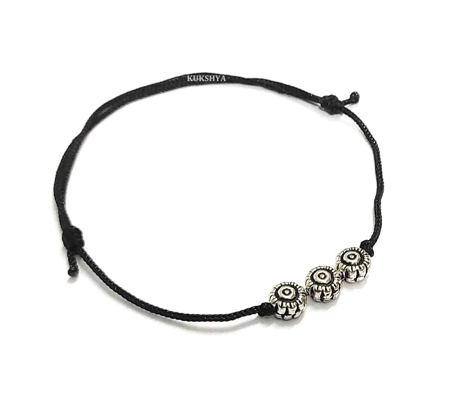 KUKSHYA JEWELLERS Exclusive 925 Sterling Silver Nazariya Black Thread Anklet | Adjustable Anklet for Women & Girls | 1 Piece Set (TP 006) (B08PW4SCJ8) Amazon Price History, Amazon Price Tracker