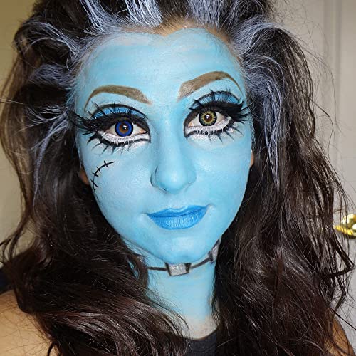 CCbeauty Light Blue Face Paint Stick,Face Painting Kit,Non Toxic SFX