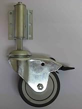 Swivel Castor with Brake, Spring Loaded Casters, Ladder, Diameter 75 mm, Spring Castors