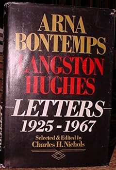 Hardcover Arna Bontemps-Langston Hughes Letters, 1925-1967 Book