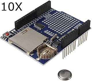 ILS - 10 Pieces Logging Recorder Shield Data Logger Module for Arduino UNO