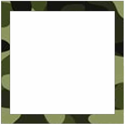 Miniatura 2 de Notas adhesivas de borde con estampado de camuflaje, diseño de tema militar, regalo de papelería, bloc de notas de papel, suministros de oficina y