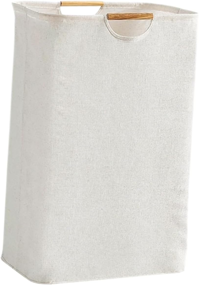 Collapsible Laundry Hamper Basket with Sturdy Handles Lightweight Foldable Clothes Organizer for Home Storage and Clean Fabric Laundry Basket for Dirty Clothes and Sundries