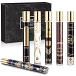 Men's Fragrance Gift Set, 6 x 35ml Long-Lasting Perfume Gifts for Men, Luxury Men's Eau de Toilette, Travel Size Cologne & Aftershave Collection Sets for Him Birthday Anniversary Valentine Christmas