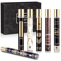 Men's Fragrance Gift Set, 6 x 35ml Long-Lasting Perfume Gifts for Men, Luxury Men's Eau de Toilette, Travel Size Cologne & Aftershave Collection Sets for Him Birthday Anniversary Valentine Christmas