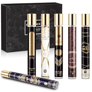 Men’s Fragrance Gift Set, 6 x 35ml Long-Lasting Perfume Gifts for Men, Luxury Men’s Eau de Toilette, Travel Size Cologne & Aftershave Collection Sets for Him Birthday Anniversary Valentine Christmas