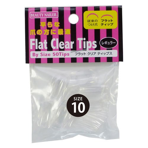 ビューティーネイラー ネイルチップ フラット レギュラー レフィル クリア BBS2N-10 50P