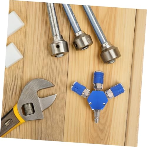 Conector rápido de aluminio PRETYZOOM divisor de aire para evitar caídas presión 6