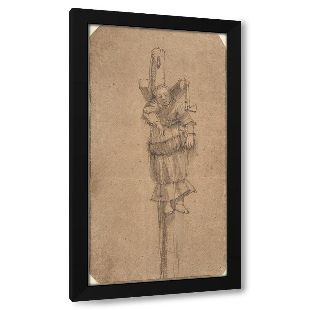 Amazon.com: Rembrandt Van Rijn 25x48 Huge Black Modern Framed Art