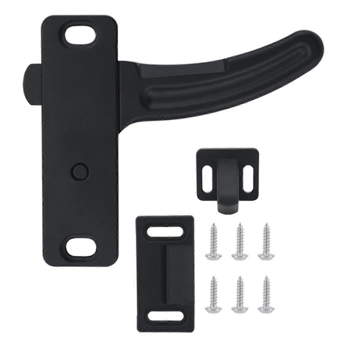 Joyhappst Image Color Rv Screen Door Latch Set Alloy Universal Fit Door Latch Handle Set For Cargo Trailer Furniture Parts Right
