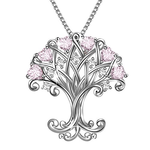 ANGEMIEL 925 Sterling Silver CZ Good Luck Celtic Knot Cross Vintage Pendant Necklaces For Women silver fashion jewelry