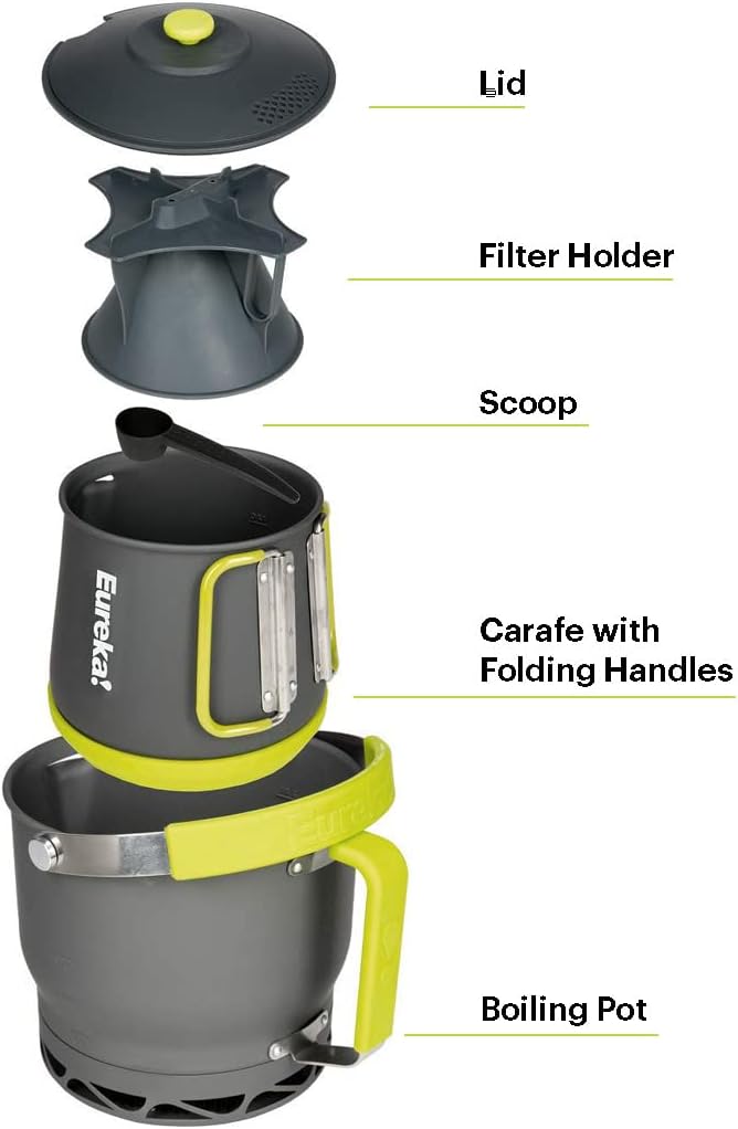 Eureka! Camp Café Coffee Maker Set, Kettle, or Carafe