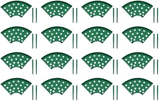 Strawberry Plant Support 8 Pack Green and White Plastic Garden Stake