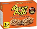 Reese's Puffs - Taille de la boîte familiale - Beurre d'arachides et barres de céréales à saveur de cacao 16 Bars, fabriqués avec des vrais Reese's Beurre d'arachide
