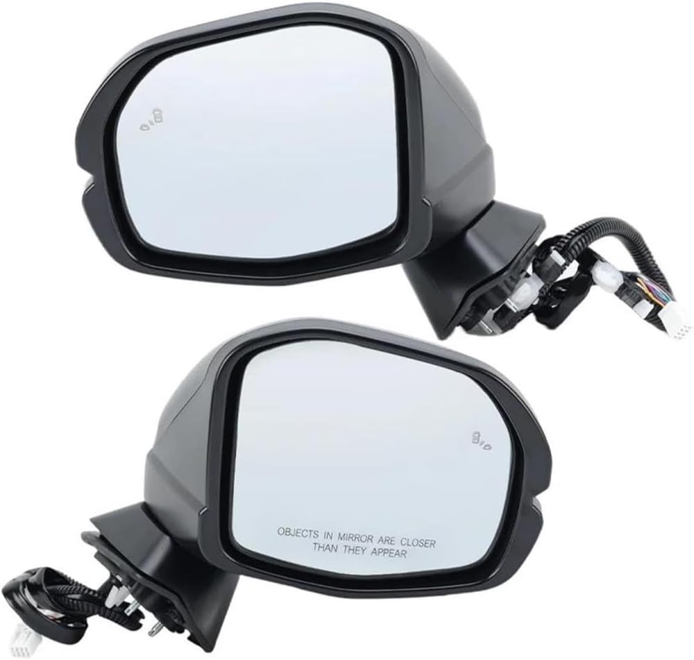 for ZRV 2023 2024 2025 8 Pins Rearview Mirror Assembly Blind Spot Light Manual Folding Door Wing Mirror Assembly(1 Pair)
