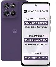Motorola G67 Power (Pantone Parachute Purple, 8GB RAM, 128GB Storage)