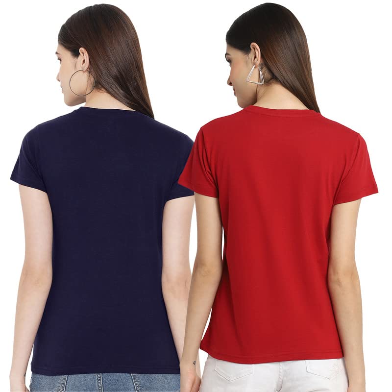 Image of Preneum Women's Letter Print Regular Fit T-Shirt