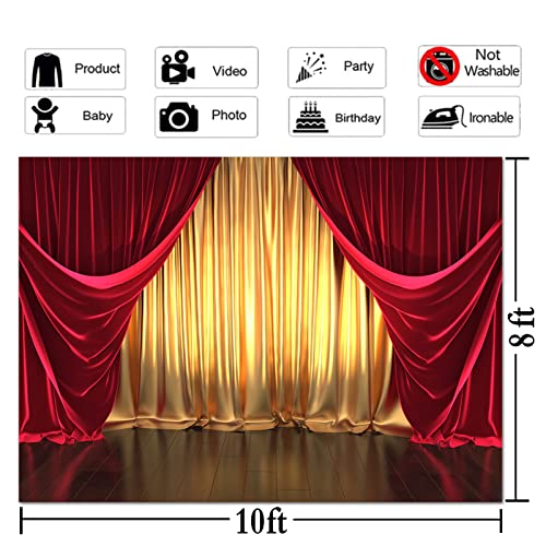 Fondo Fotográfico Banner Rojo 10x8ft 300x240cm miniatura 6