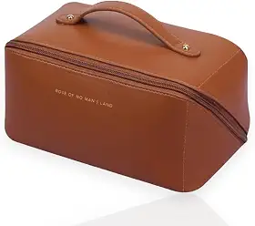 Necessaire de Maquiagem Grande Capacidade à Prova d'Água – Bolsa de Viagem Portátil para Cosméticos e Higiene Pessoal - Tubarão Stores