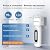 Waterdrop 10UAW-UF 0.01 ?m Ultra Filtration Under Sink Water Filter for Baçt?ria Reduction, Reduces Lead, Chlorine, Bad Taste & Odor, 8K Gallons, Direct Connect to Kitchen Faucet, USA Tech