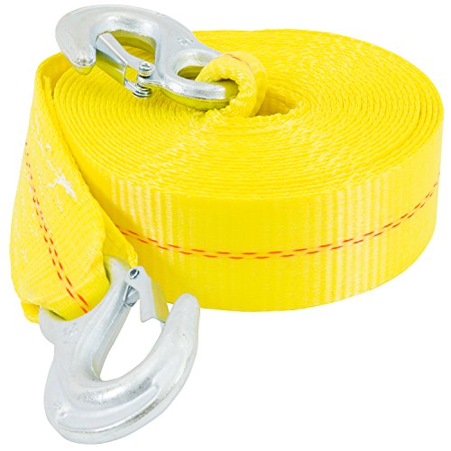 Keeper – 2” X 25’ Emergency Vehicle Towing And Recovery Strap - 5,000 Lbs. Max Vehicle Weight And 12,000 Lbs. Break Strength #TOP2