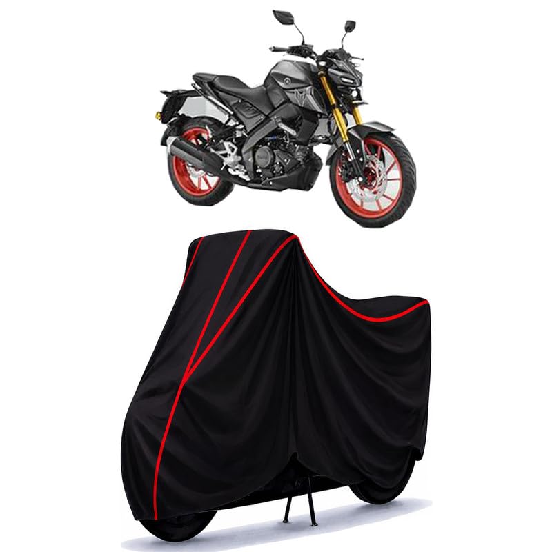 Image of MT 25 Water Resistant Bike Cover for All Motorcycles & Scooters | Heavy Duty Premium Taffeta Fabric | UV Protection, Dustproof, Scratchproof | All Weather Two Wheeler Body Cover with Elastic Bottom