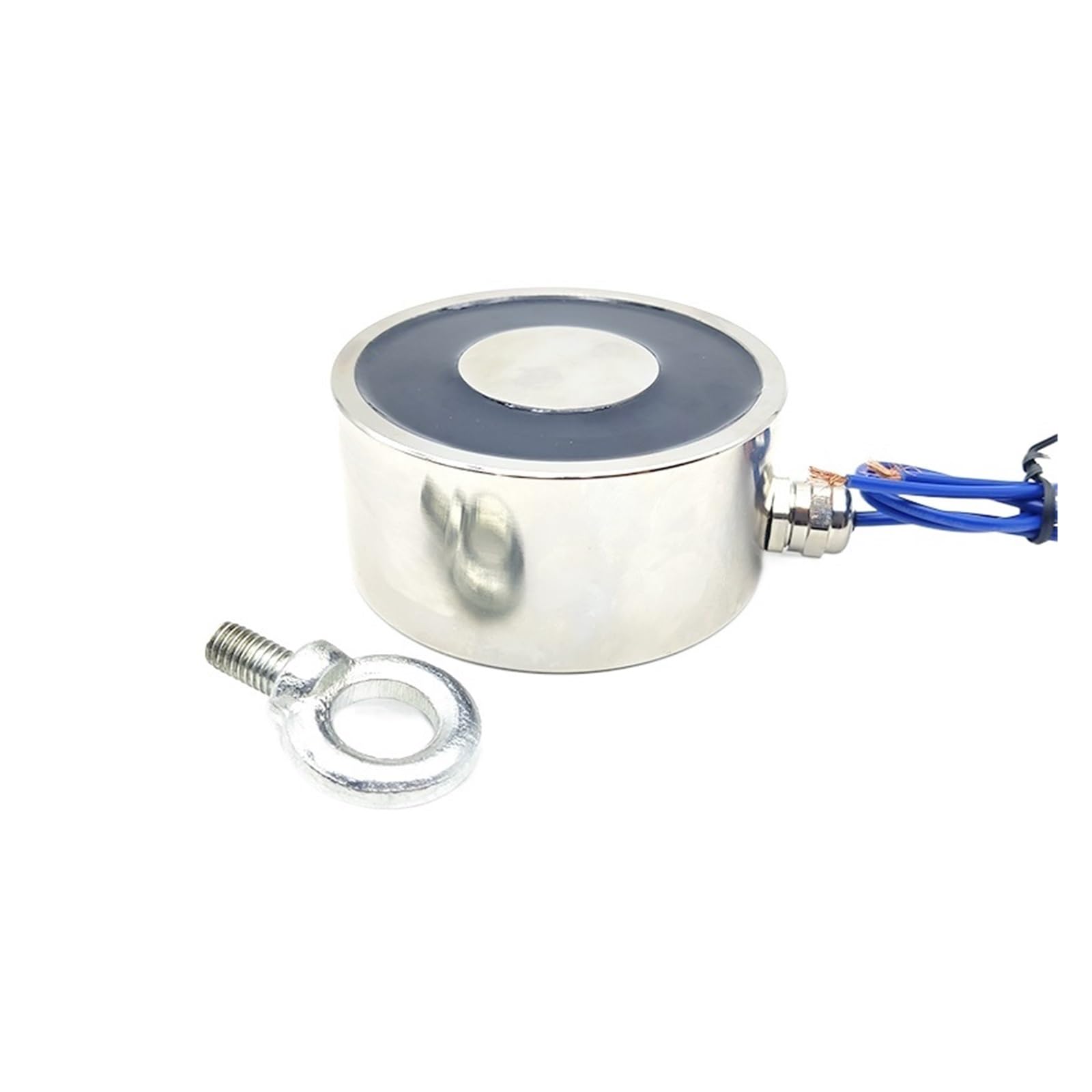 elettromagnete Elettromagnete 80/38 DC 6V 12V 24V Cilindro Magneti Elettrici 120KG Forte Solenoide Elettromagnetico Ventosa (Color : 150KG DC 24V)