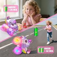 Ferngesteuertes Auto Mädchen ab 3 4 5 6 Jahre, Einhorn Monstertruck & Licht – Ansicht 4