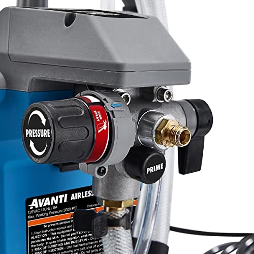 HFT AVANTI Avanti Airless Paint, Primer & Stain Sprayer with 34 HP, 3000 PSI Pump
