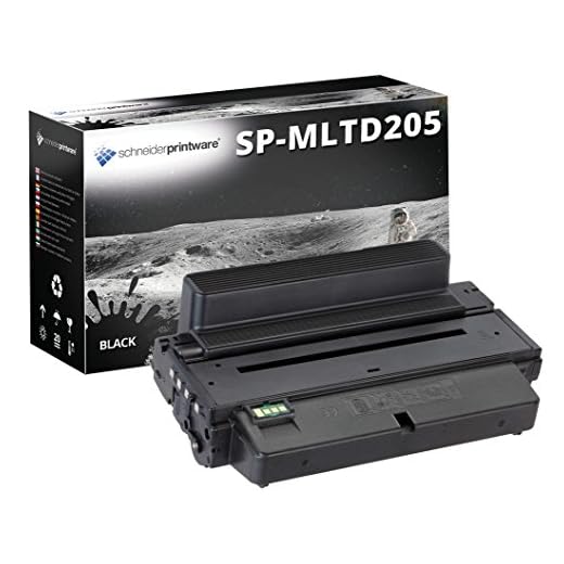 schneiderprintware Toner | 50 Prozent mehr Druckleistung | kompatibel zu MLT-D205l für Samsung ML-3310ND ML-3710D ML-3710ND SCX-4833FD SCX-4833FR SCX-5637FR SCX-5637FW SCX-5737FW SCX-5739FW