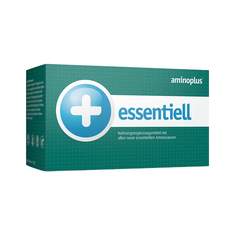 aminoplus essentiell 60 Tabletten, Nahrungsergänzungsmittel mit allen neun essentiellen Aminosäuren