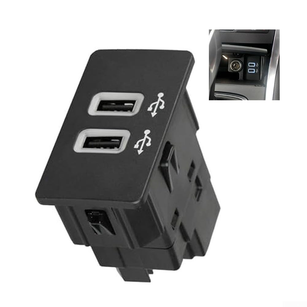 Doppio modulo di interfaccia USB, con indicatori di attività per Ford F150 F250 F350, sostituisce HC3Z-19A387-B HU5Z-19A387-A, ABS per hub CarPlay per pendolarismo quotidiano