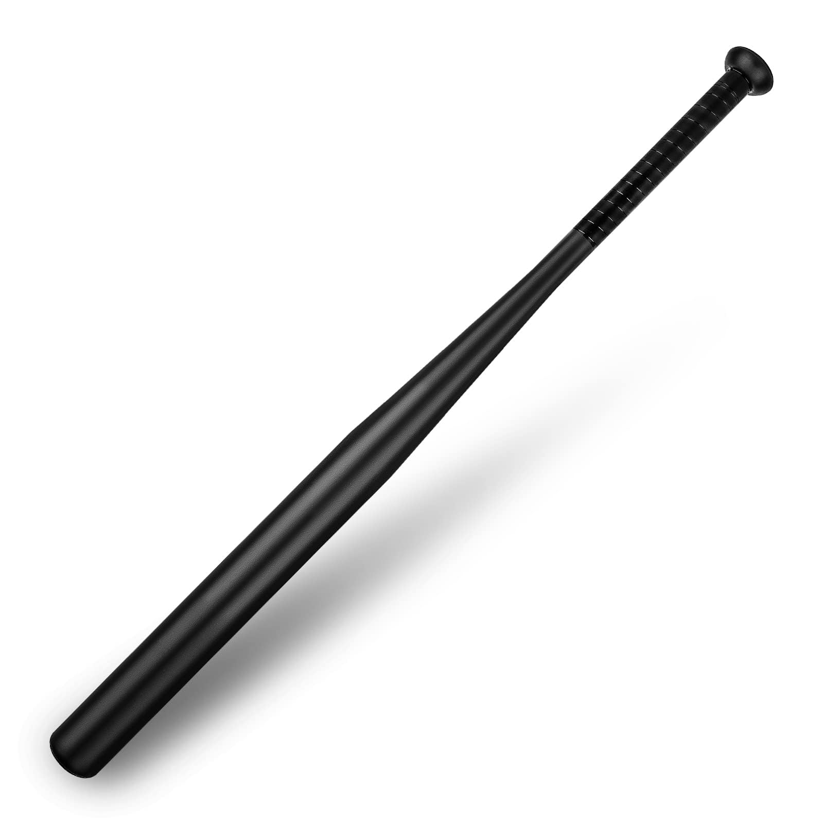 Trintion Baseballschläger Stahl – 82cm Schlagstock mit Rutschfestem Griff für Sport, Freizeit & Sicherheit, Robust & Langlebig für Erwachsene & Jugendliche (Legierter Stahl 1030g, Schwarz)
