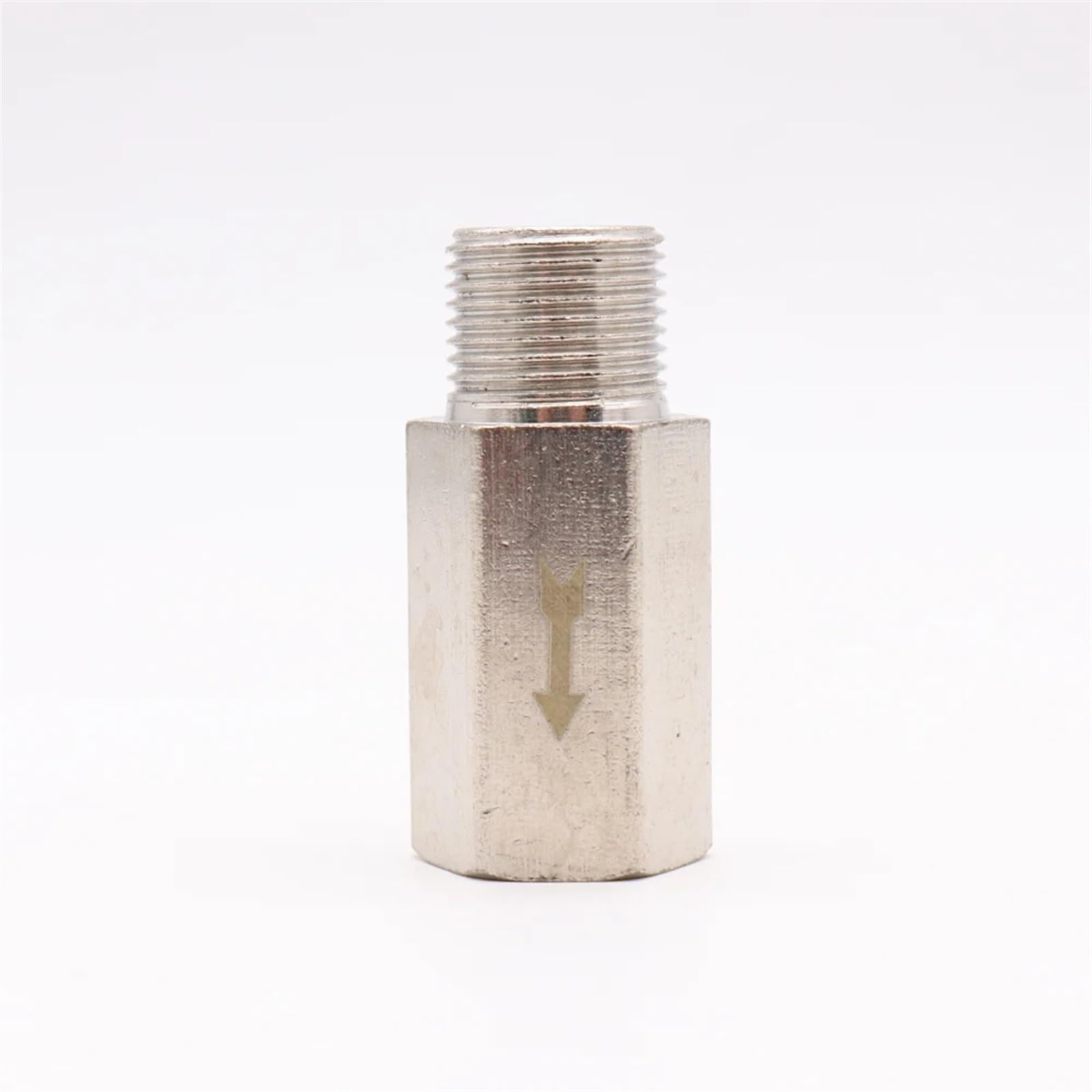 Clapet anti-retour pneumatique en laiton, 1/8 "1/4" 3/8 "1/2" BSP mâle à femelle, clapet anti-retour à sens unique à Port complet for l'air, l'eau, le pétrole et le gaz (Size : 1/2")